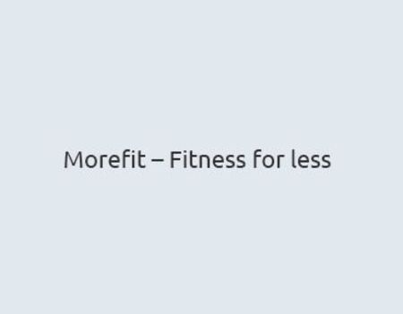 Morefit - Fitness for less